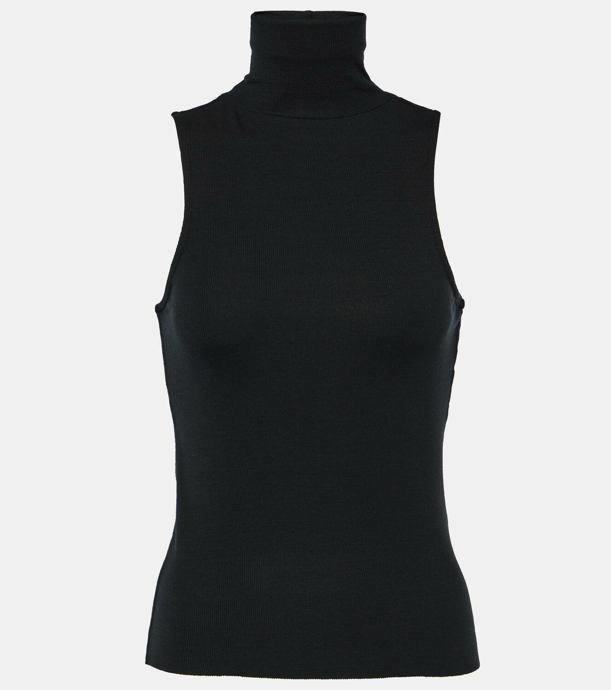 Frame Ribbed-knit turtleneck top
