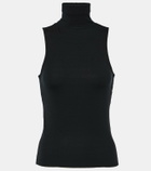 Frame Ribbed-knit turtleneck top