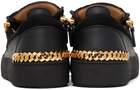 Giuseppe Zanotti Black Camoscio Sneakers