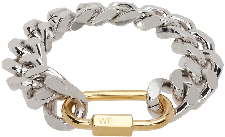 Photo: IN GOLD WE TRUST PARIS Silver Bold Curb Chain Bracelet