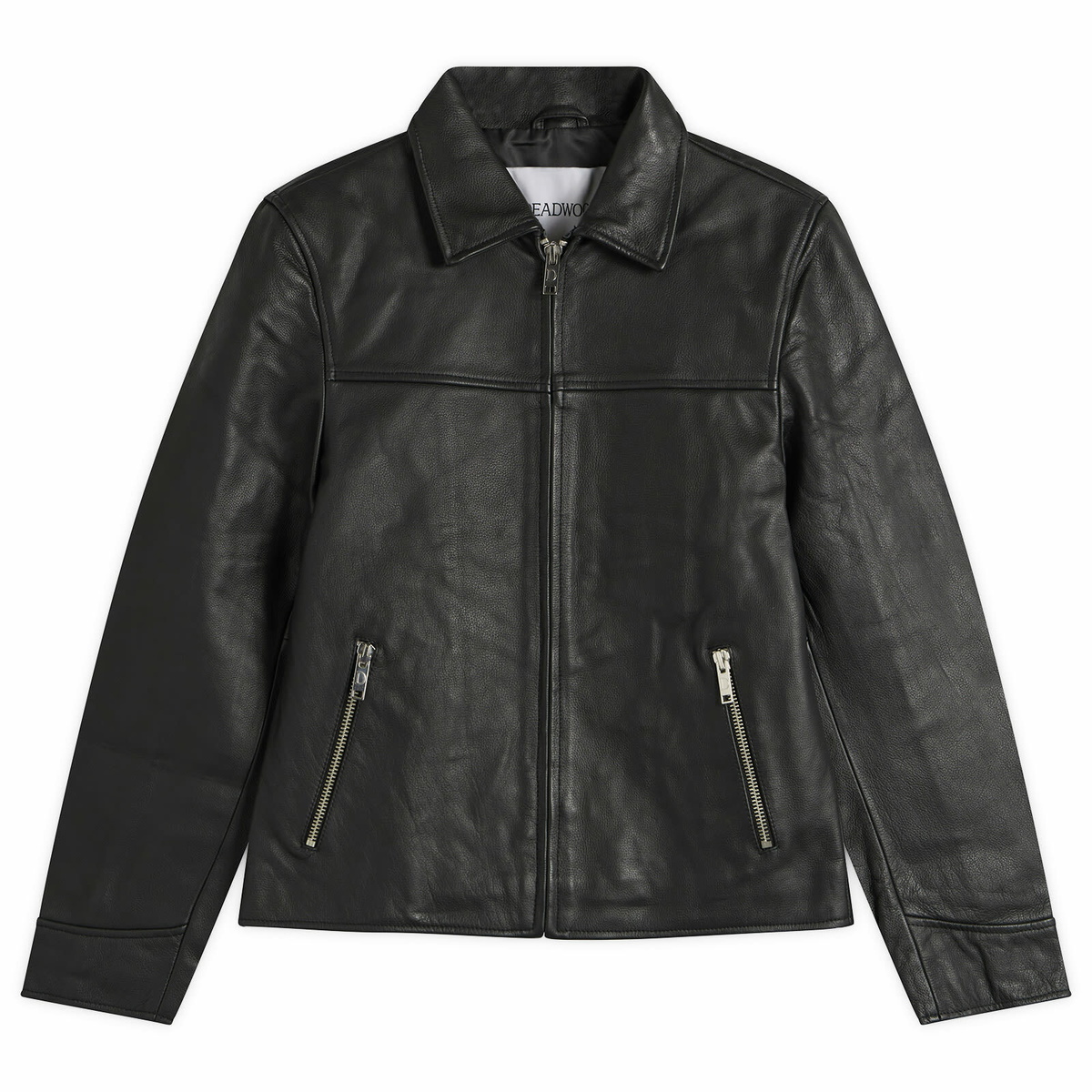 Deadwood Women's Bruno Upcycled Leather Jacket in Black
