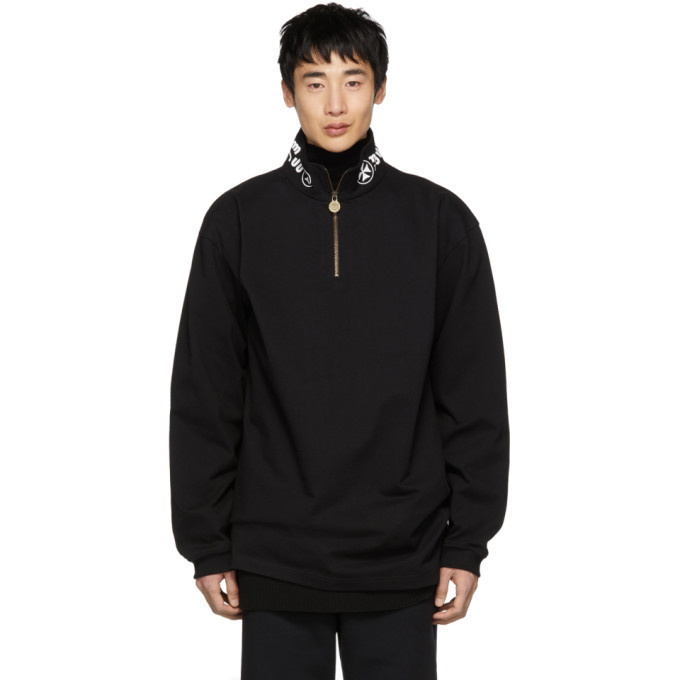 Photo: Vetements Black God Save Us Zip-Up Pullover