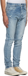 Ksubi Blue Layover Trashed Chitch Jeans