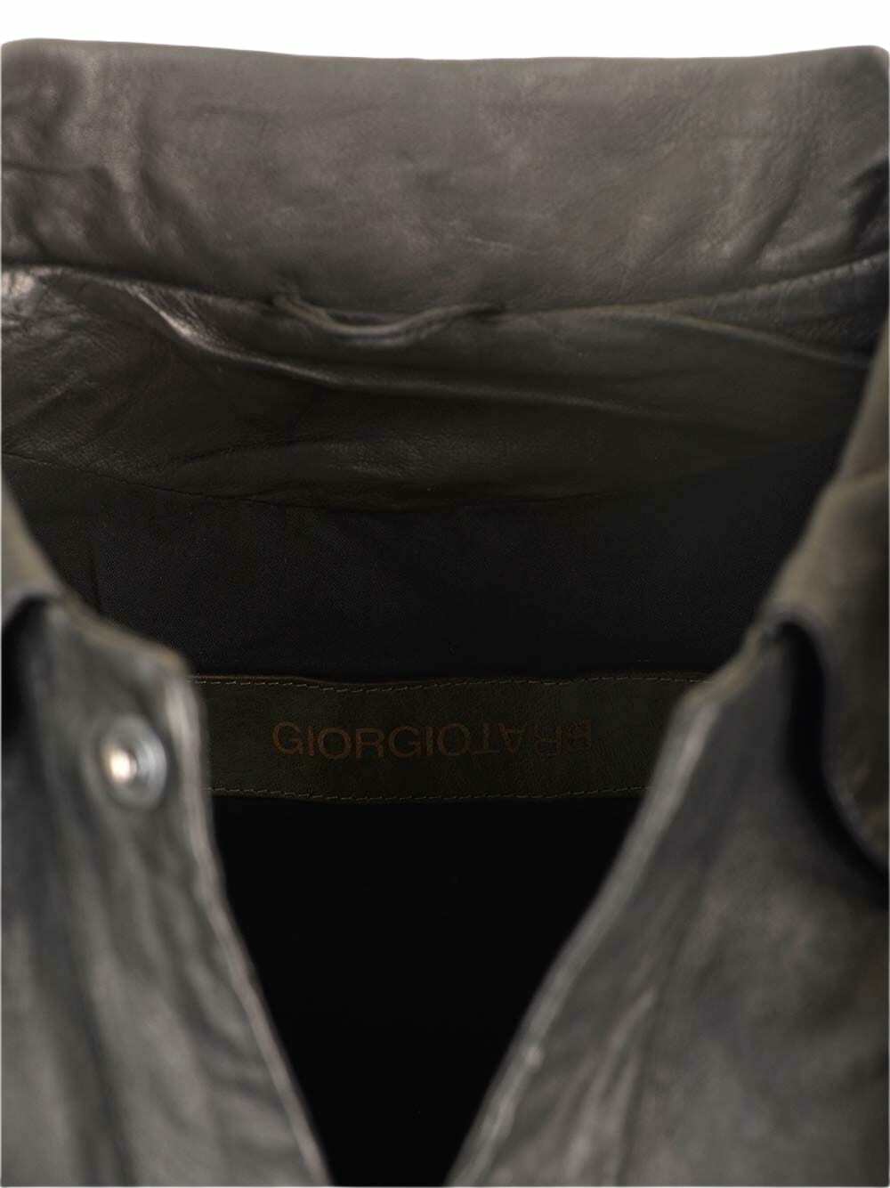 Giorgio Brato Jacket Brushed Vegetal Lamb Leather
