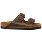 Birkenstock - Arizona Oiled-Nubuck Sandals - Brown