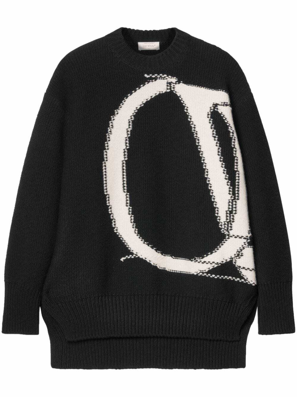 OFF-WHITE - Logo Wool Sweater Off-White