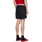 Versace Black Soft Wrinkled Shorts