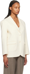 ANINE BING Off-White Quinn Blazer