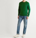 POLO RALPH LAUREN - Logo-Embroidered Cotton Sweater - Green