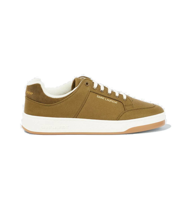 Photo: Saint Laurent SL/61 canvas low-top sneakers