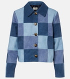 Rixo Patchwork suede jacket