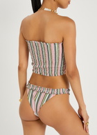 Faithfull The Brand Tavira Striped Bikini Bottoms Multicoloured