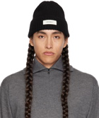 LISA YANG Black Ribbed Beanie