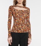 Victoria Beckham - Floral cutout top