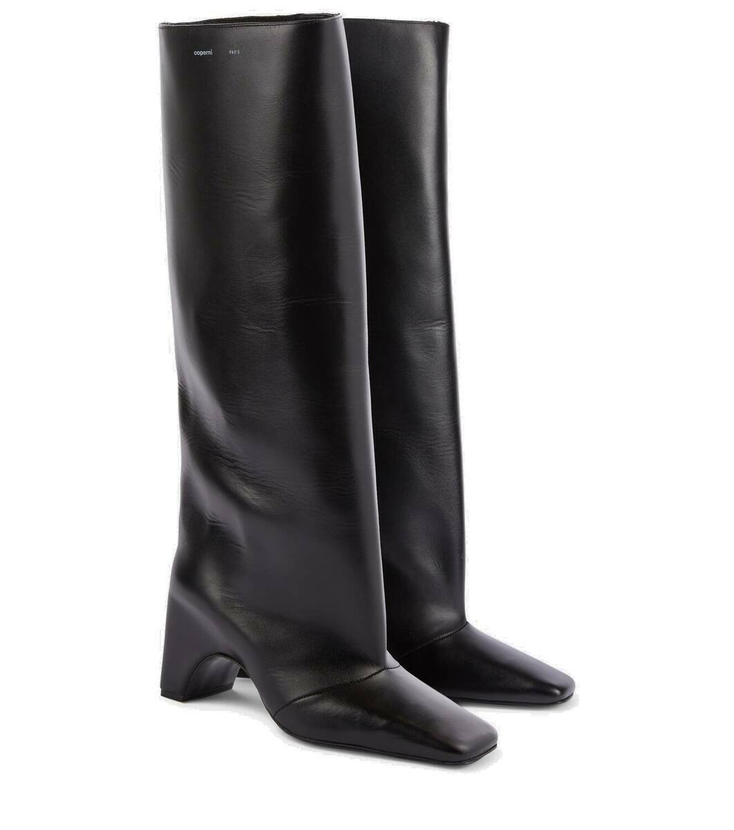 ロングブーツ Coperni Beige Leather Bridge Boot Petal Bridge Boot – Coperni