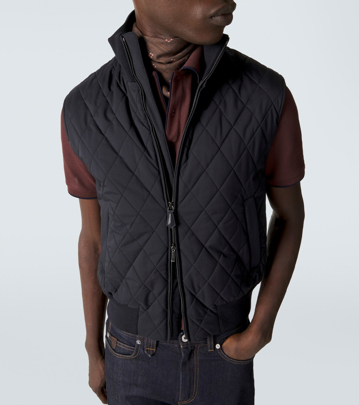 Loro Piana Hopton quilted vest