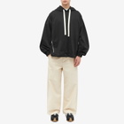 Jil Sander Men's Technical Hoodie in Black