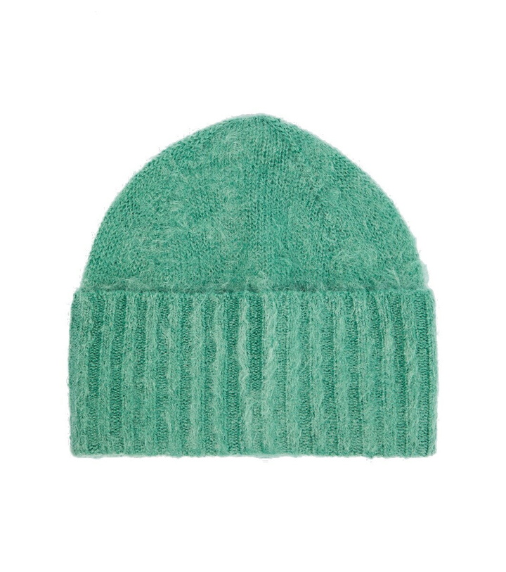 Photo: Auralee Brushed kid mohair knit beanie