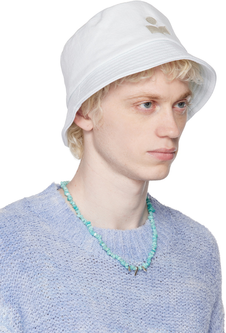 Isabel Marant Blue & Purple Haley Bucket Hat