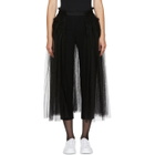Chika Kisada Black Tulle Belt Skirt