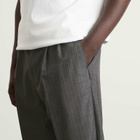 Jil Sander Men's Pinstripe Wool Trouser in Koala