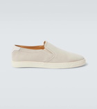 Brunello Cucinelli Suede slip-on sneakers