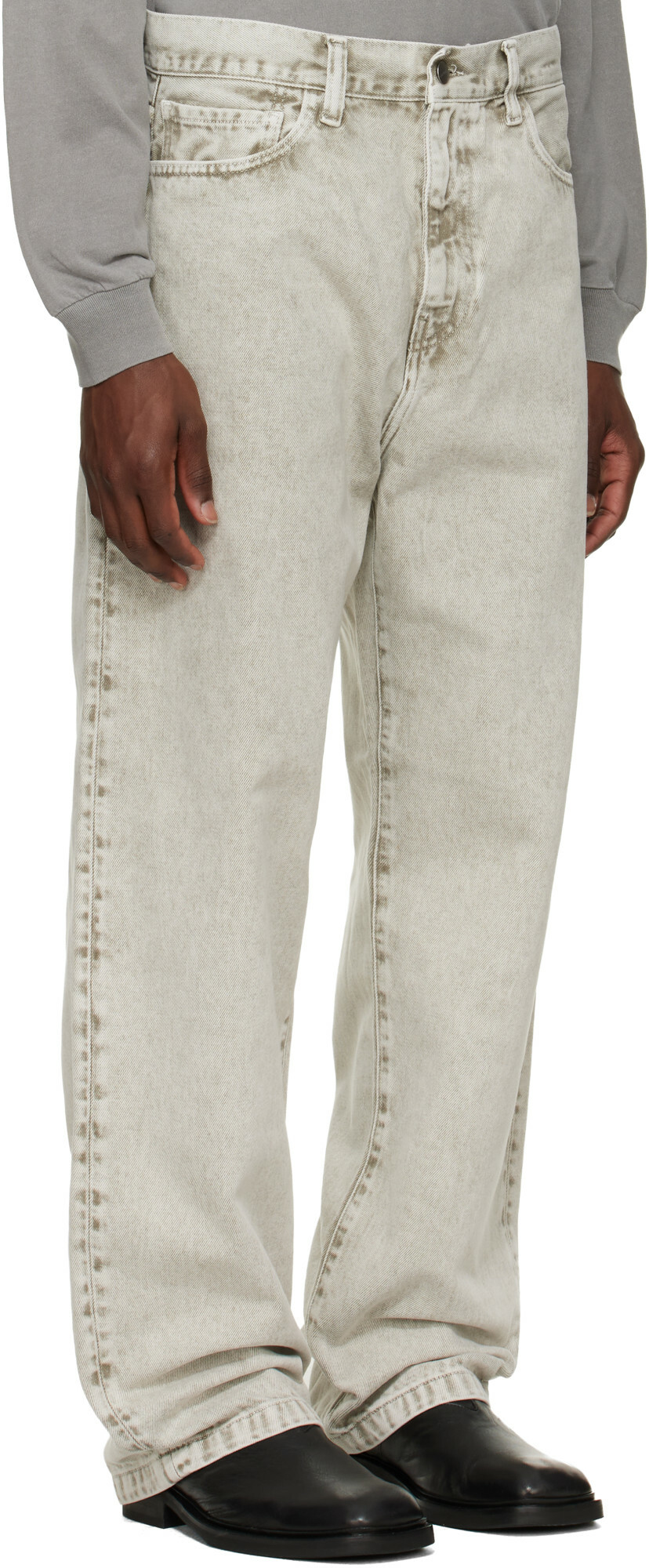 Carhartt Work In Progress Gray Landon Jeans