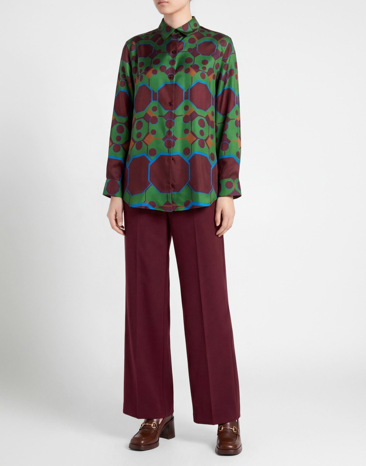 Paula Womens Shirt in Green