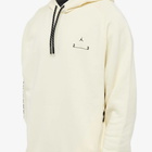 Air Jordan Men's 23 Engineered Popover Hoody in Coconut Milk/Black