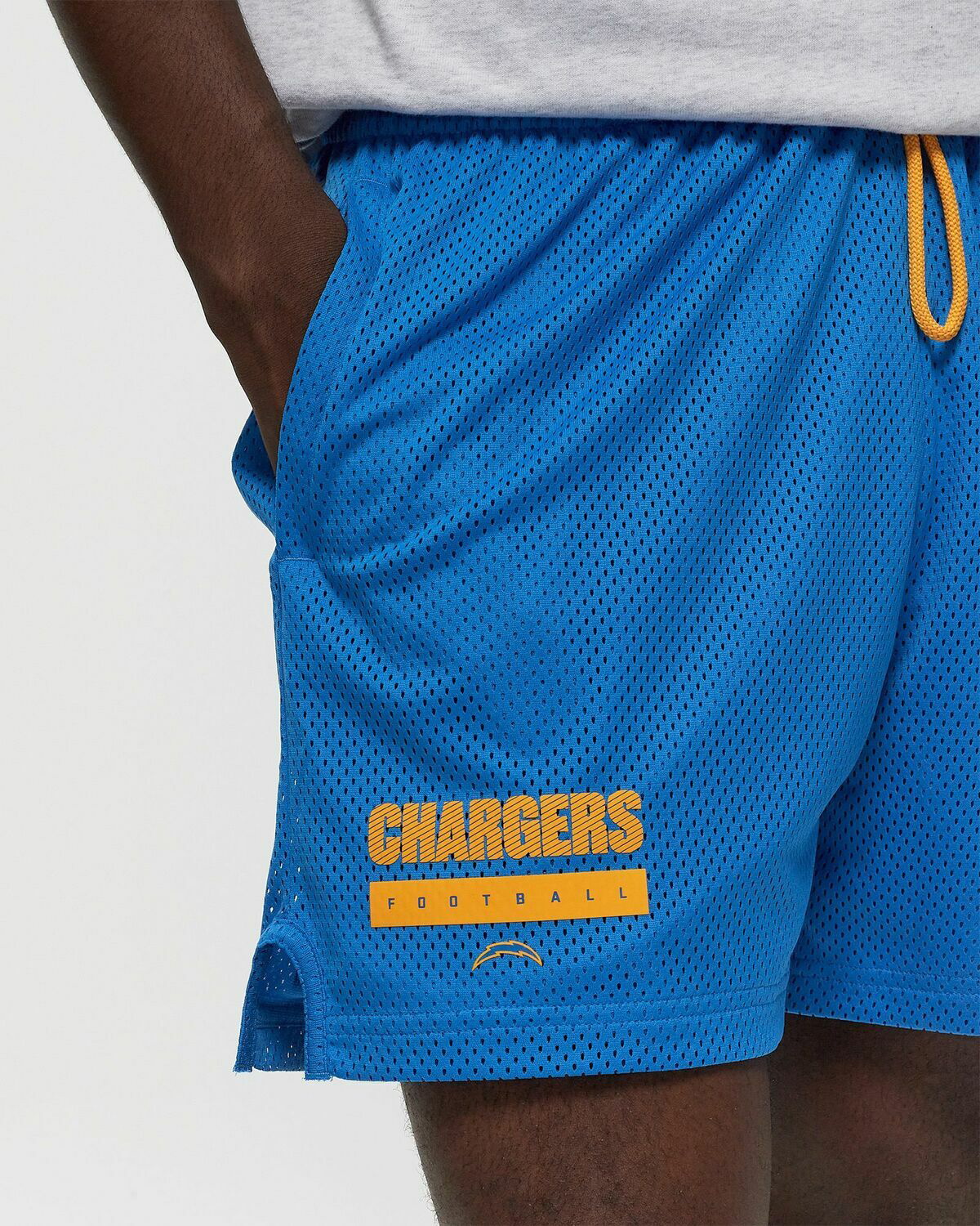 Nike Nfl Los Angeles Chargers Dri Fit Mesh Short Blue Sport Team Shorts Nike