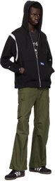 DEVÁ STATES Black Epaulette Hoodie