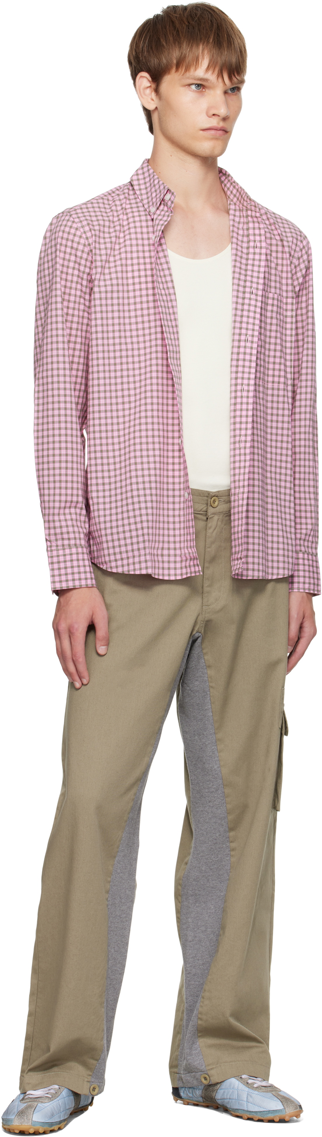 Gimaguas Pink & Green Jeremy LS Shirt
