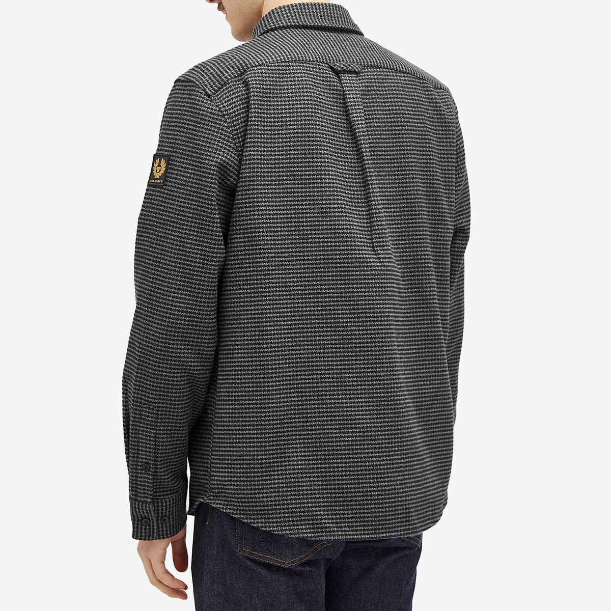 Belstaff Men's Scale Shirt in Grey Melange