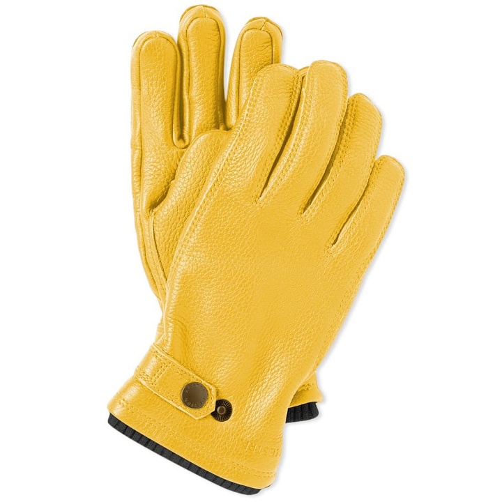 Photo: Hestra Men's Elk Utsjö Glove in Natural Yellow