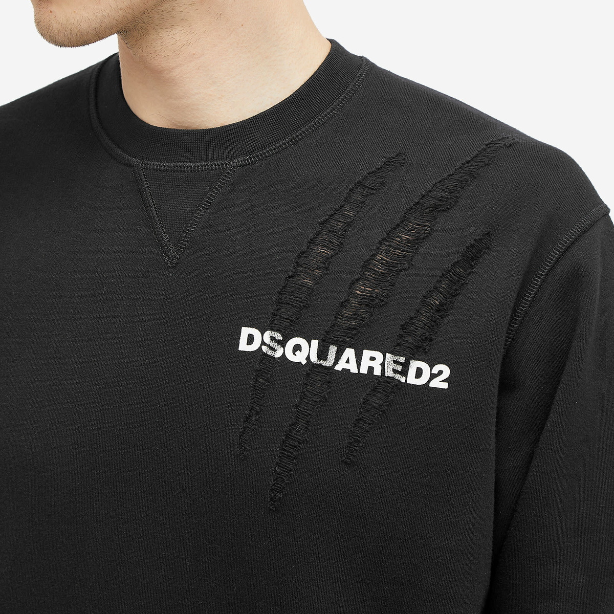 Dsquared2 Men's DSQ2 Logo Sweatshirt in Black