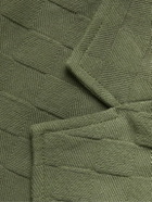 GENERAL ADMISSION - Checked Cotton-Twill Jacquard Suit Jacket - Green