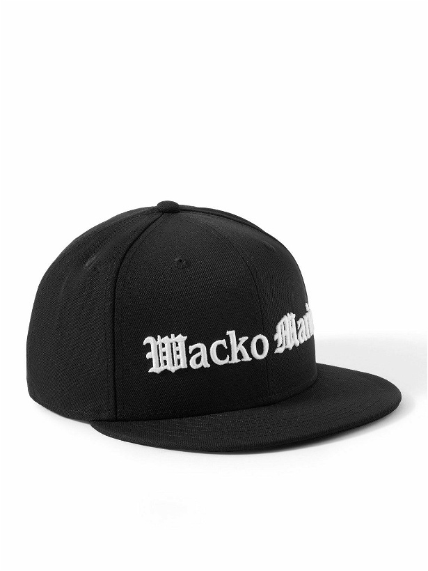 Photo: Wacko Maria - New Era 59Fifty Logo-Embroidered Twill Baseball Cap - Black