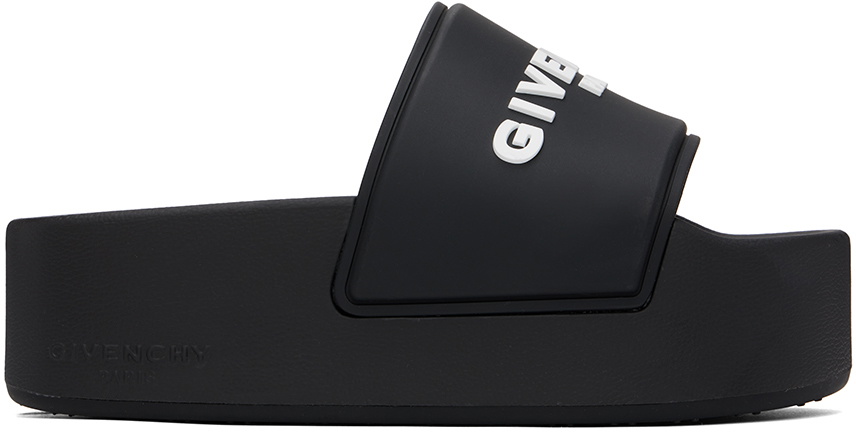 Givenchy Black Paris Flat Sandals Givenchy display picture 1