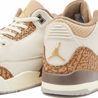 Air Jordan 3 Retro BP Sneakers in Light Orewood Brown/Metallic Gold