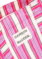 Damson Madder Striped Canvas Tote - Pink - One Size