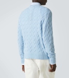 Ralph Lauren Purple Label Cable-knit cashmere sweater
