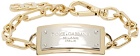 Dolce & Gabbana Gold Military Logo Bracelet