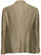 GIORGIO ARMANI - Textured Linen & Viscose Jacket