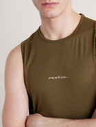 Portal - Range Light Polartec Polartec® Running Tank Top - Green