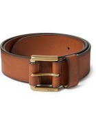 Polo Ralph Lauren - 5cm Logo-Debossed Leather Belt - Brown