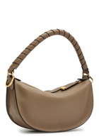 Chloe Marcie Mini Leather Shoulder bag - Taupe - One Size
