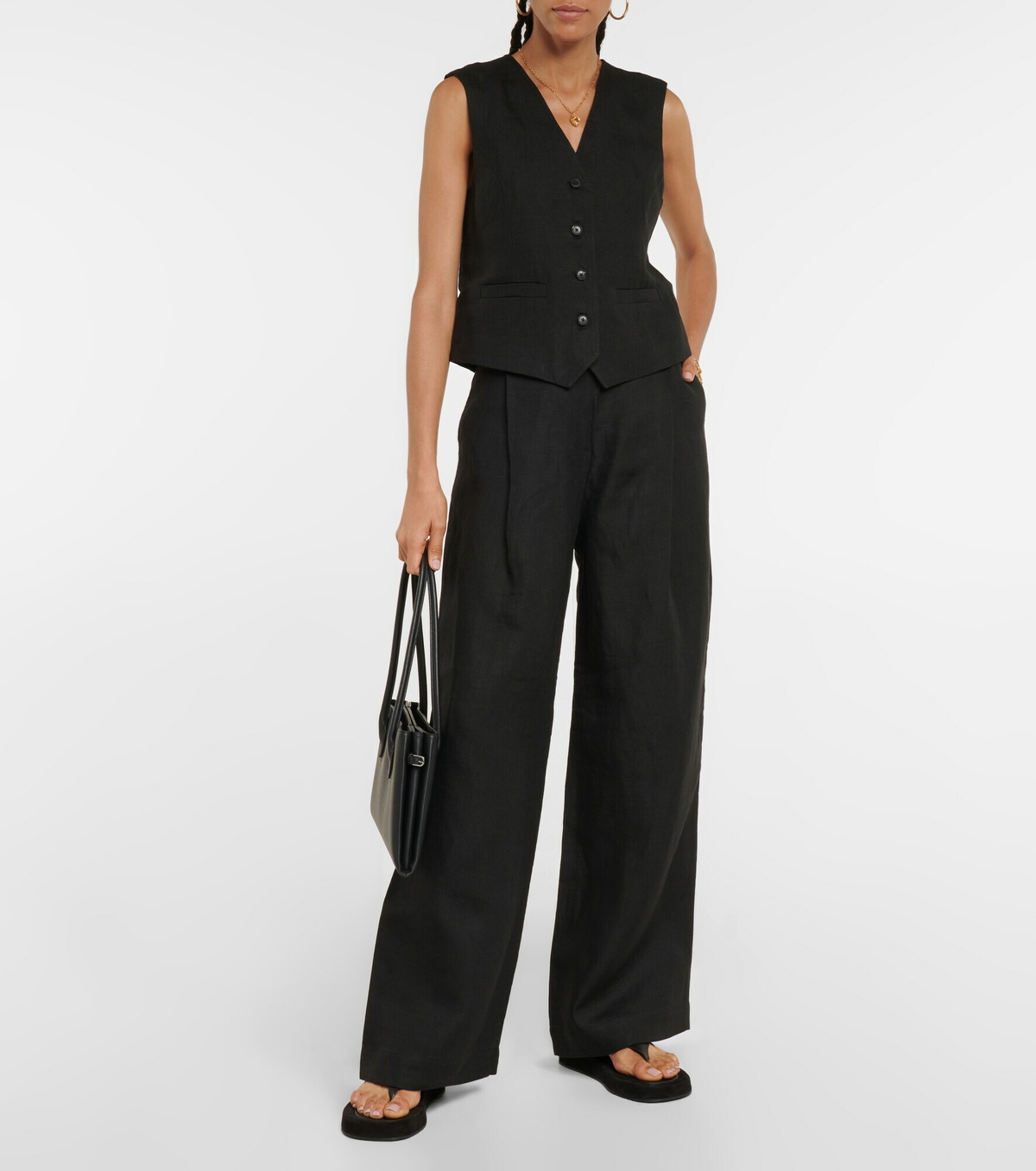 CO Essentials linen pants Coach