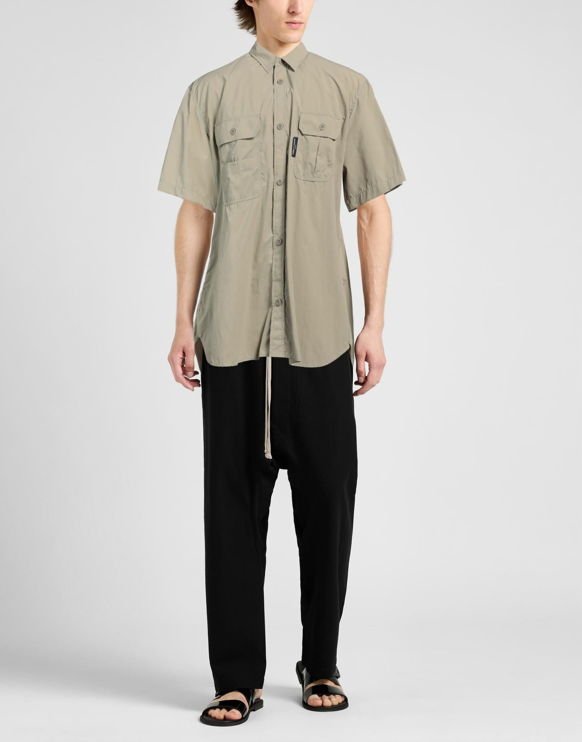 Comme Des Garçons Mens Shirt Khaki