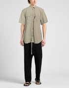 Comme Des Garçons Mens Shirt Khaki