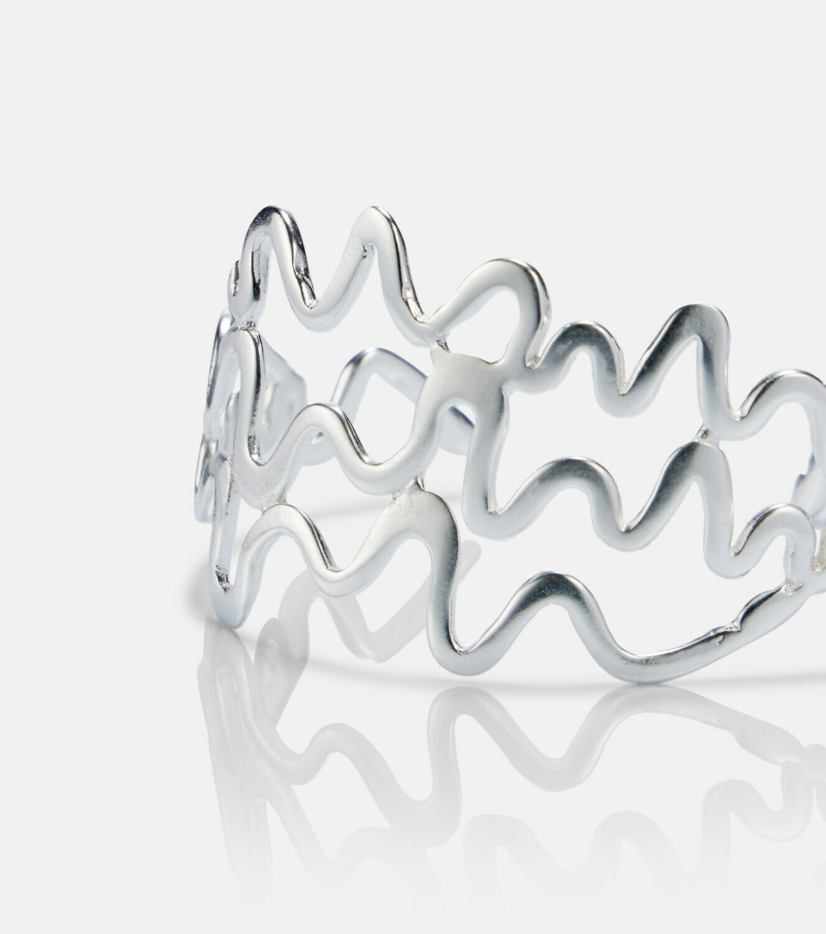 Ysso Shore silver-plated cuff bracelet